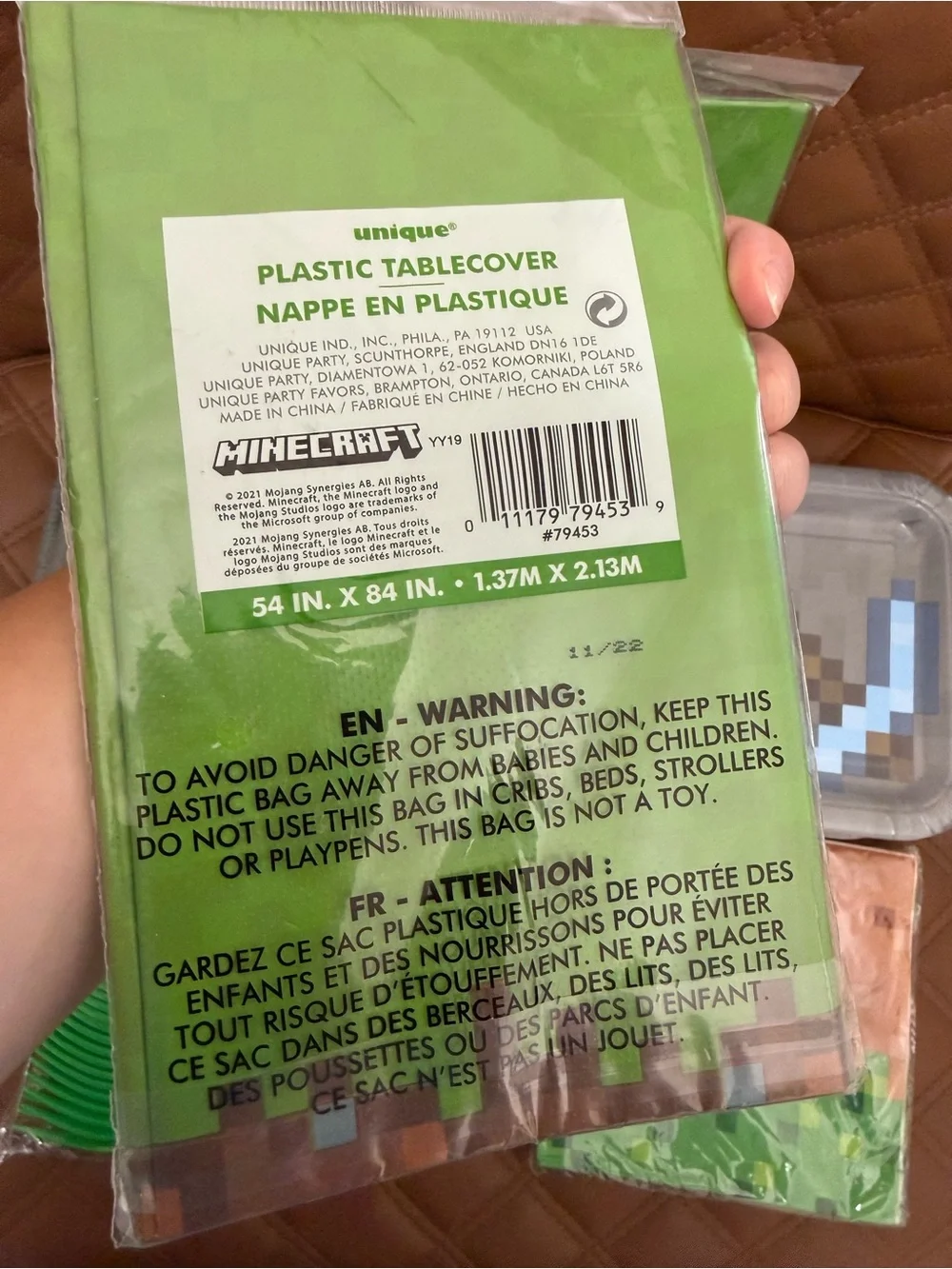 Minecraft Themed Party Supplies Set